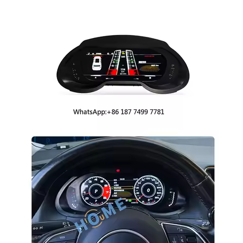 Factory Price Digital Dashboard Panel Virtual Instrument Cluster CockPit LCD Speedometer for . A4 A4