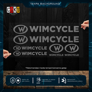Cutting Stiker Wimcycle Variasi Sepeda Sticker Frame Aksesoris Body Mtb Lipat