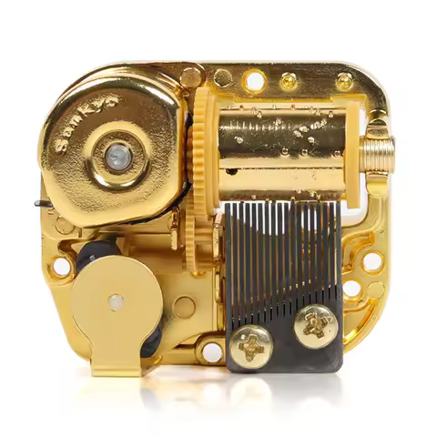 18-Tone Music Box Movement, Gold-plated Mechanical Music Movement, Swan Lake, For Elise, Little Star