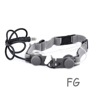 ยุทธวิธี WADSN Throat MIC Eaphone Laryngeal สําหรับ Kenwood BaoFeng UV-5R UV-5X UV-82 ชุดหูฟังไมโครโ