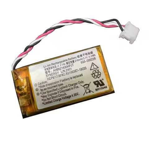 3.7V 240mAh Battery For Logitech G Pro X GPW 1 2 Wireless Mouse G435 G502 Feet Skates Superlight M-R