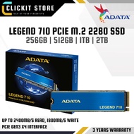 ADATA LEGEND 710 PCIe Gen3 x4 M.2 2280 Solid State Drive SSD | 512GB / 1TB / 2TB | ADT-LGD-710
