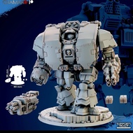 Warhammer 40k Leviathan Fearless 96mm Interchangeable Weapon White Model Figure Model GTBV