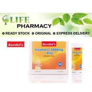 Kordel's/ Kordels Vitamin C (1000mg) + Zinc Effervescent  30s (SUGAR FREE) (Exp: 2024)