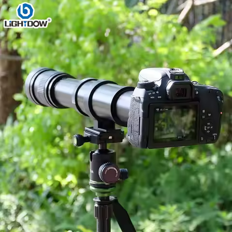 Lightdow Super Telephoto Lens 420-800mm F8.3-16 Por Manual Zoom for Sony Canon Nikon Pentax Olympus 