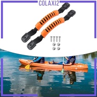 [Colaxi2] 2Pcs Kayak Handles, Kayak Carry Replacement Handles, with Screws, Hardware Side Mount Kayak Handles, Canoe Handles for Kayak