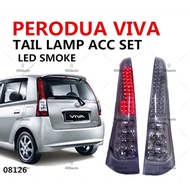 PERODUA VIVA TAIL LAMP LED SMOKE SET // LAMPU BELAKANG BLACK HITAM TAIL LIGHT TAILLIGHT