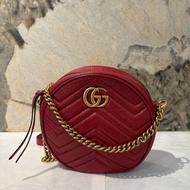 GUCCI MARMONT紅圓餅包