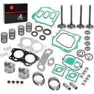 Piston Ring Gasket Seal Intake Exhaust Spring Retainers Valve Collet Keepers For EZGO Fuji Robin 295
