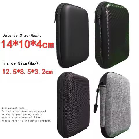EVA Digital Earphone Cable Storage Box Mobile Hard Drive Power Bank Digital tool Portable Multi-Func