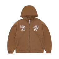 Queenbeer - Houston Brown Canvas Hooded Jacket