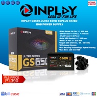 INPLAY GS650-ULTRA 650W 80PLUS RATED RGB POWER SUPPLY