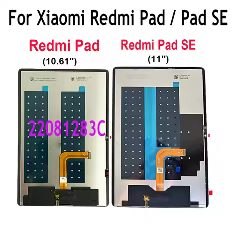 10.61"Tablet LCD For Xiaomi Redmi Pad Digitizer Panel sentuh Digitizer Panel layar tampilan LCD For 