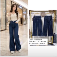 Flare jeans loost pant flare stretch