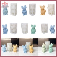 BST Sturdy  Grade Silicone  Making Mould With Christmas Tree and Reindeer Designs