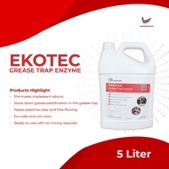 [Direct Factory Sale] EKOTEC Grease Trap Enzyme 5 Liter Bottles