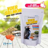 makanan burung voer salmon jalak suren cocak dll bikin cepat gacor dengan smart brain omega 3 kemasaan 250g