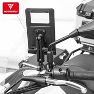 MOTOWOLF Motorcycle Waterproof Phone Bag Holder Bicycle Bracket Bike Motor Pemegang Telefon Bimbit B