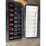 Impact torx socket / impact hex socket 8pcs set