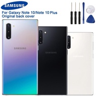 แบตเตอรี่เดิมฝาหลังประตูแก้วสำหรับSamsung Galaxy Note 10 Note10 + Note10หมายเหตุ10บวกโทรศัพท์ฝาหลังก