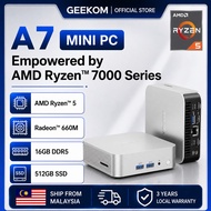 GEEKOM A7 Mini PC - AMD Ryzen™ 5 7535HS | 16GB DDR5 | 512GB SSD | Radeon™ 660M [3 Yrs Warranty]