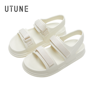utune | UTUNE Womens Platform Sandals Summer Fashion Slides Thick Sole Non-slip Slippers Comfy Beach