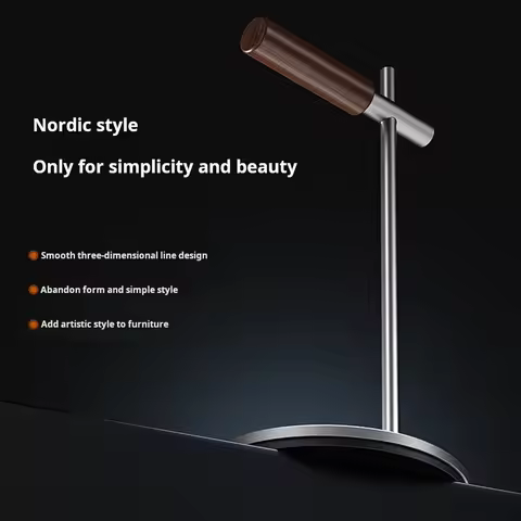 Aluminium Alloy Desktop Headset Holder Non-Slip Gaming Headset Stand Rack Detachable Gaming Headset 