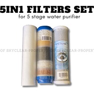 Water Purifier  5 in 1 Alkaline Set Filter Replacement Only SET C - skyclear