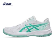 ASICS Women UPCOURT 6 Indoor Court Shoes in White/Aurora Green