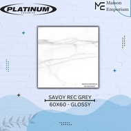 Keramik Platinum 60X60 Savoy Grey / Keramik Lantai Rumah Glossy