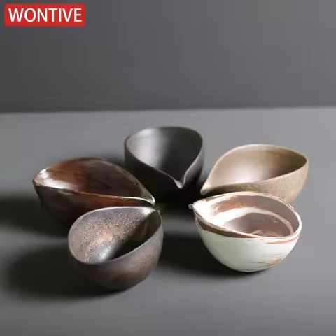 1/4pcs Coarse Pottery Matcha Chawan Matcha Bowl Matcha Tea Set Accessories Japan Ceremonial Matchas 