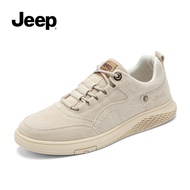 Jeep jeep Men's Shoes 2022 New All-Match Casual Shoes Autumn Trendy Shoes Running Shoes Genuine Leat