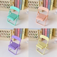 Cute small chair mobile phone holder Creative Desktop mobile phone holder foldable