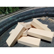 Acacia Wood Blocks size 2.5 x 1.5 x 7.5 cm