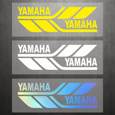 Vinyl Yamaha Sticker Emblem Logo Motorcycle Tank Helmet Letter Decal Yzf R1 R3 R6 Mt07 Mt09 Tmax Xma
