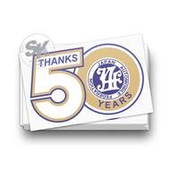 JAF 50th Anniversary JDM Car Sticker Vinyl