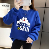 [AMYGO] Sweatshirt Woman Oversized Sweatshirts Women Plus Size Blaus Baju Blouse Women Ladies Wanita Lengan Panjang Perempuan