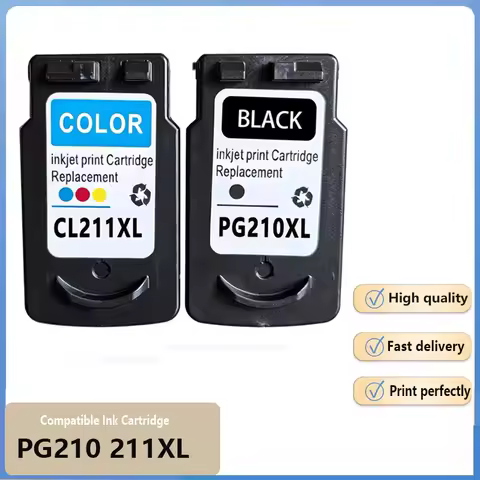 PG210 CL211 210XL 211XL Compatible Ink Cartridge For Canon Pixma IP2700 IP2702 MP240 MP250 MP260 MP2