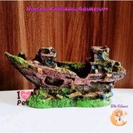 (The Ham's) titanic Ship fiber aquarium Decoration, titanic Ship fiber aquarium Decoration, titanic 