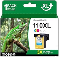 110XL Ink Cartridges Compatible with HP 110 Ink Cartridge Tri-Color (CB304AN) Tricolor Ink Cartridge