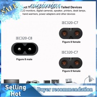 Viviwins IEC320 C8 To Dual C7 Cord Male Female 1 In 2 Out AC Power Splitter Cable