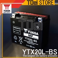 POS CEPAT🚀🚀 GARANSI ORI YTX20L YTX20LBS YTX20L-BS YUASA ORIGINAL INDONESIA  MOTORCYCLE  BATTERY