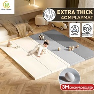 4CM Baby Play Mat Non-Slip Crawling Mat Crawling Pad Playmat Large Foldable Toddler Carpet