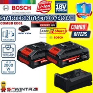 Bosch 1x / 2x 18V ProCORE 4.0Ah  / 18V EXPERT 4.0Ah Battery Combo ( 1x GAL12/18V-80 Charger ) FAST C