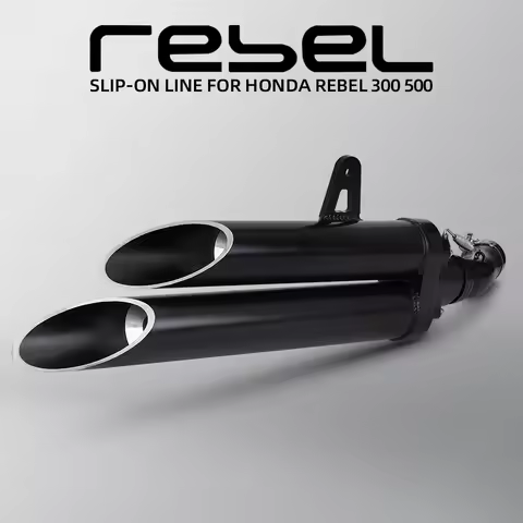 REBEL Exhaust Muffler For Honda CMX250 CMX300 CMX500 REBEL 250/300/500 S E-Clutch Motorcycle Exhaust