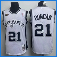 ﹊ ◫ ⊙ Tim Duncan San Antonio spurs Basketball Jersey