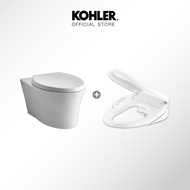 KOHLER Veil Wall Hung Bowl K-5723K-HC-0 + C3-150 Smart Seat K-8297MY-HC-0