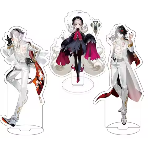 Anime Luxiem Rainbow Vtuber Clubs Nijisanji Figures Vox SHU MYSTA IKE LUCA Shoto Laser Acrylic Stand