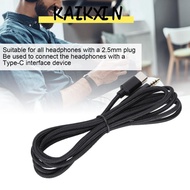KAIKXIN AUX Cord, 1.5m Length Type-C to 2.5mm Headphone Audio Cable, Plug and Play Audio Cable for A