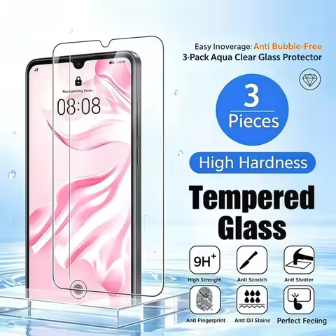 3PCS HD Tempered Glass For Huawei P20 P30 P40 Mate 20 Lite Y10 Y6 P9 P7 P Smart Z 2018 2019 Nova 3 P